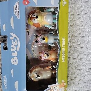 BLUEY Wedding Time Figure Set - Multicolor